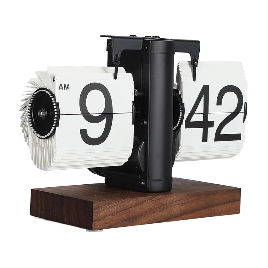 Amazon.com: Flip Desk Clock, Retro Vintage Flip Desk Table